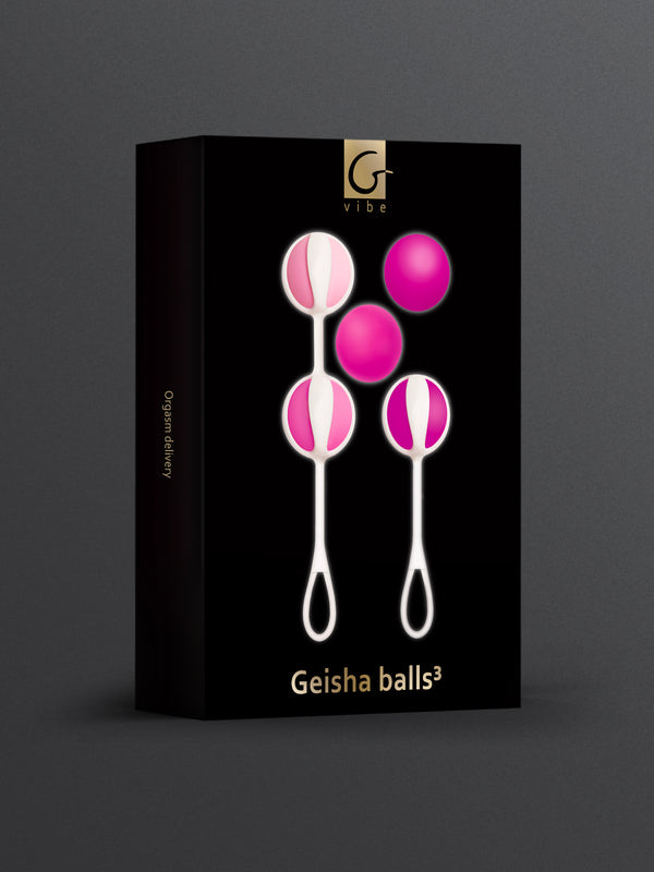 Gvibe Geisha Balls 3 - Set of 5 High Quality Kegel Balls - Control your pelvic floor muscles with a training kit for women