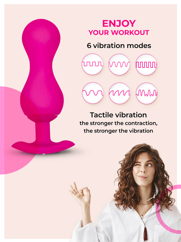 Gvibe Gballs 3 App - Vaginal Vibrating Kegel Balls With App
