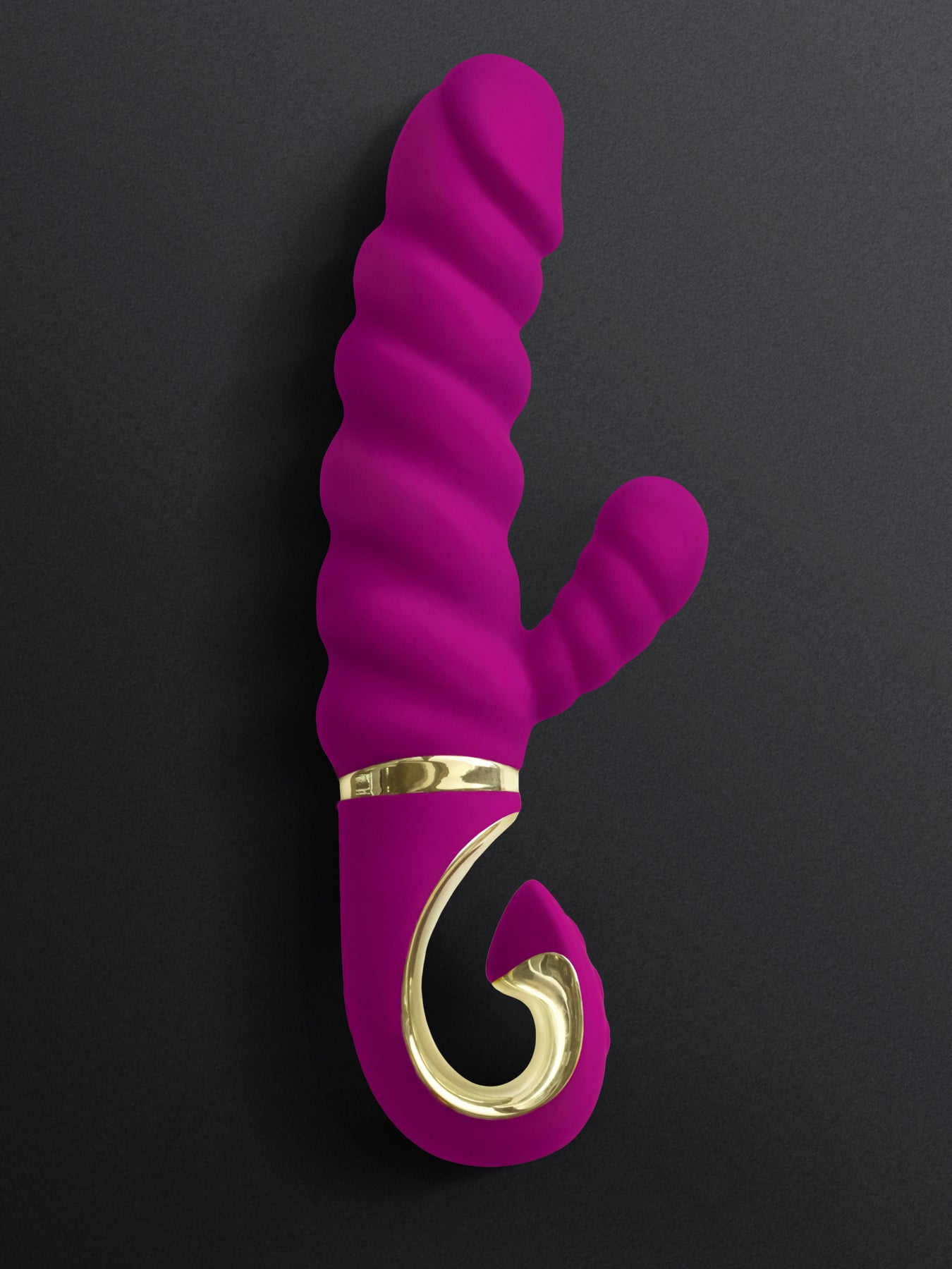 Gcandy - Rabbit Vibrator with Slightly Curved Dildo Gcandy - Rabbit Vibrator with Slightly Curved Dildo