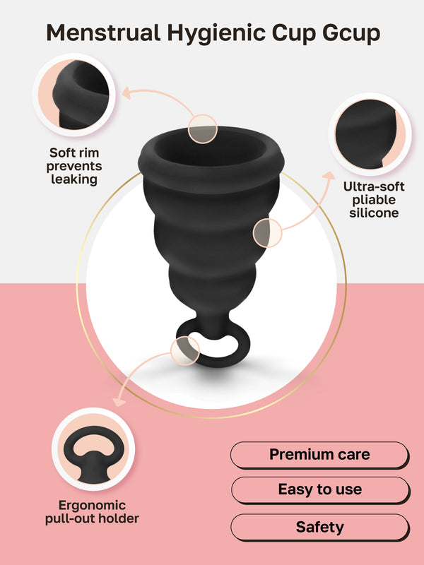 Gcup, a leak proof menstrual cup