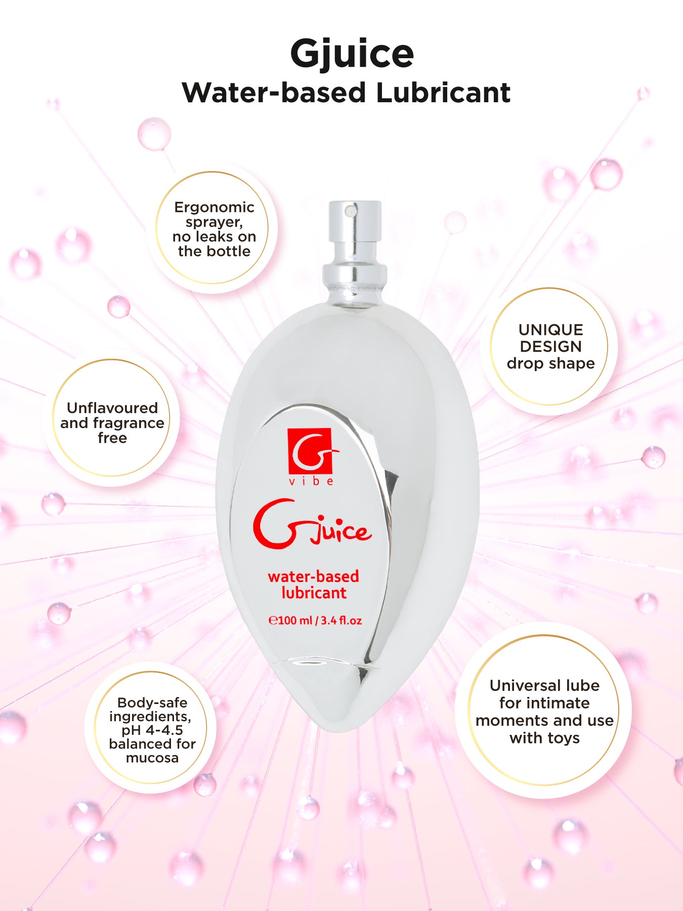 Gjuice, Buy Water-Based Lubricant for Women 100 ml Gjuice, Buy Water-Based Lubricant for Women 100 ml