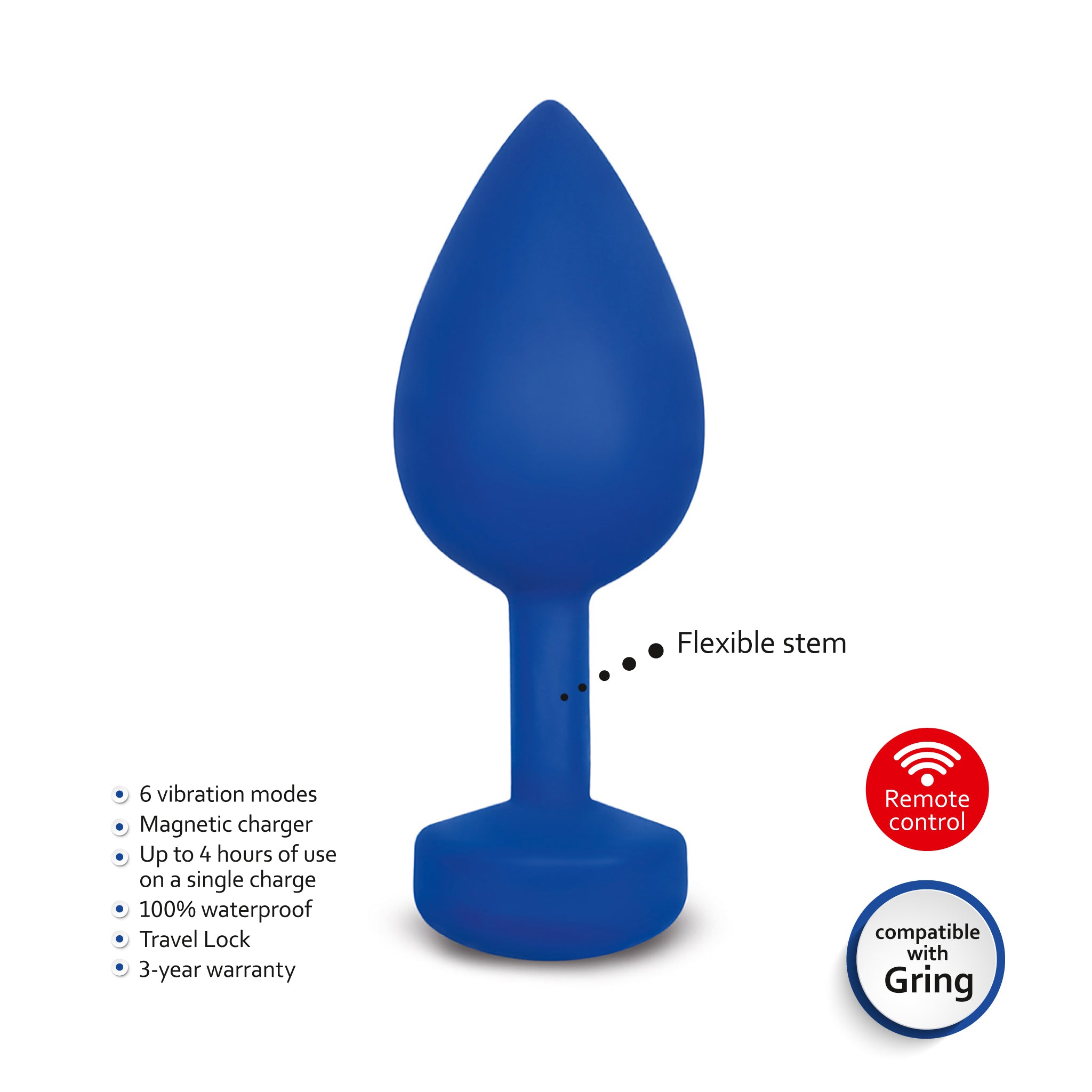 Large Vibrating Butt Plug for Sale Gplug L Large Vibrating Butt Plug for Sale Gplug L