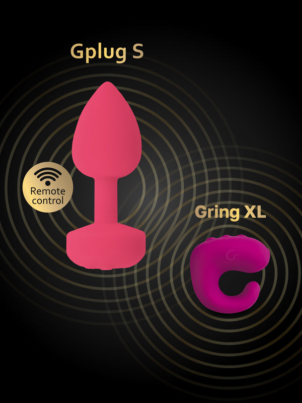 The Gring XL Clitoral Ring is also a remote control for the Gplug S