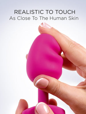 Gplug Bioskin™ - Sweet Raspberry - Vibrating Anal Plug - Buy Sex Toys Gvibe.com