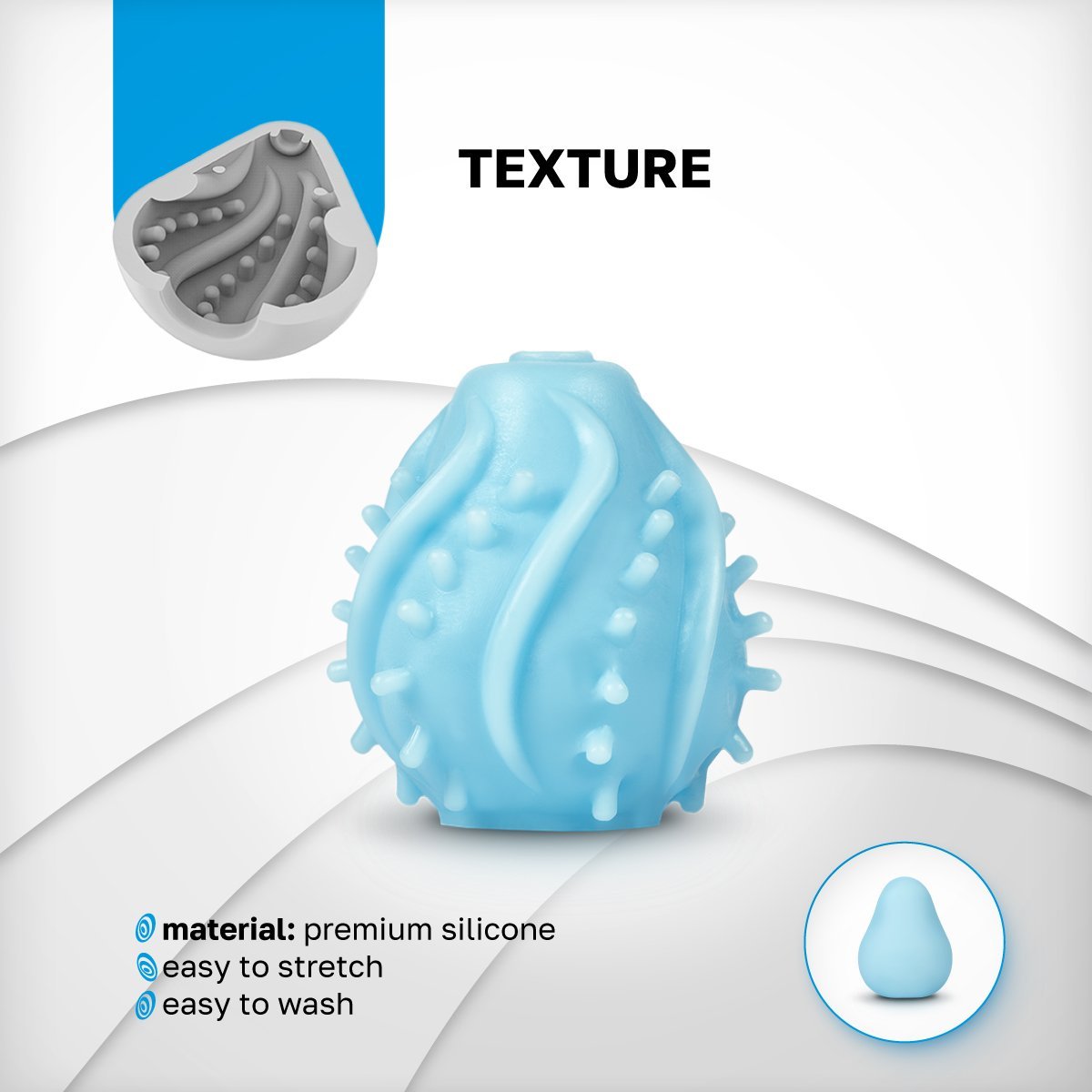 Egg Masturbator, Gegg Male Sex Toy Reusable Egg Masturbator, Gegg Male Sex Toy Reusable